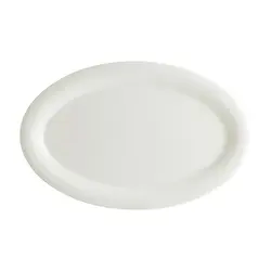 Блюдо овальное 320*205 мм. Белый Хало широкая полоска Bonna /1/6/762/ 