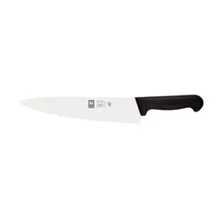 Нож поварской 260/390 мм. Шеф узкое лезвие, черный PRACTICA Icel /1/6/
