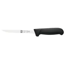 Нож обвалочный 150/280 мм. узкое гибкое лезвие, черный SAFE Icel /1/6/