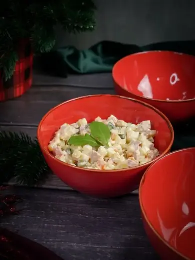 Набор мисок Porland Seasons 14 см  500 мл (4 предмета) красный