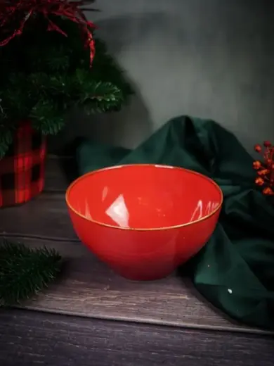 Набор мисок Porland Seasons 14 см  500 мл (4 предмета) красный