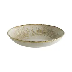 Тарелка d=230 мм. глубокая 1000 мл. h=45 мм. Снэл Песок, форма Банкет Bonna /1/6/558