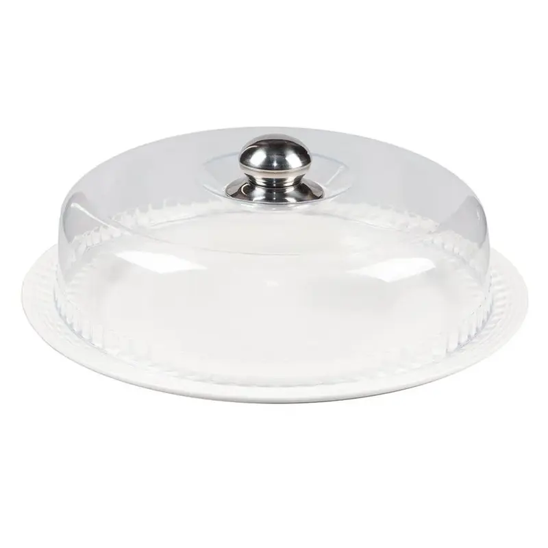 Блюдо круглое d 34,5 см с крышкой для хранения и выкладки P.L. Proff Cuisine