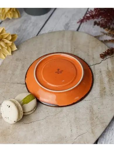 Набор чайных пар Porland Seasons 340 мл (4 предмета), оранжевый