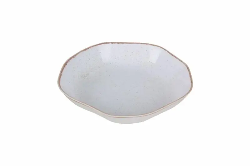 Тарелка глубокая с волнистым краем, Porland, BEIGE, 21 см