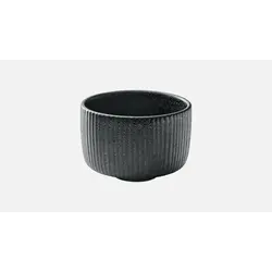 Кружка без ручки, (с рельефом) 300 мл, d 9,7 см, h 6,7 см, цвет черный, Nara
