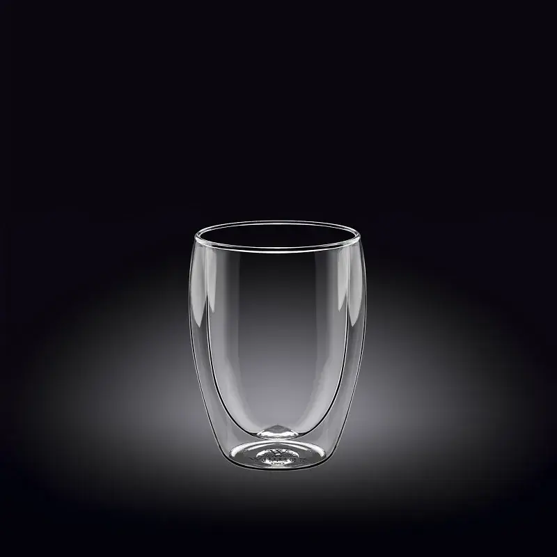 Стакан 130 мл. d=60 мм. h=90 мм. с двойными стенками Термостекло Wilmax /6/72/