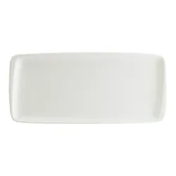 Блюдо прямоуг. 340*160 мм. Ирис Белый, форма Мув Bonna /1/12/696/ 