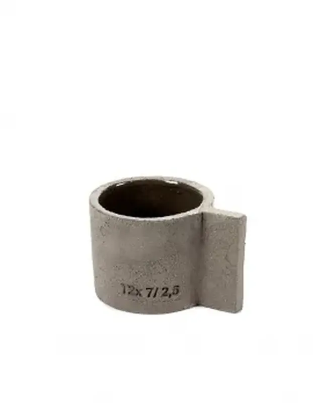 Кружка d 7 см, h 6 см, ручка 3см