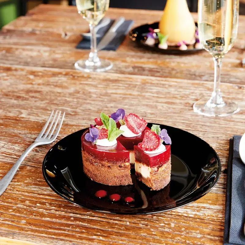 Тарелка, ARC International, Evolution Black, без полей, d 190 мм, h 18 мм