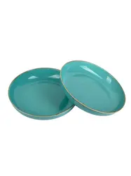 Набор салатников Porland Seasons 22 см (2 предмета), бирюзовый, 835 мл