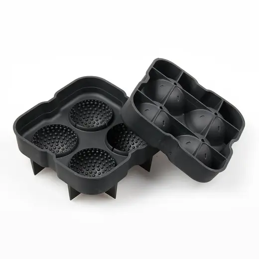 Форма для льда "Шар" 4 ячейки d7 см силикон P.L.- Barbossa