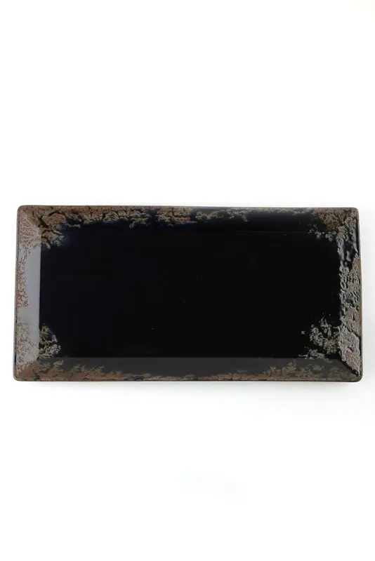 Тарелка прямоугольная Porland ROOT RUSTY 32 см