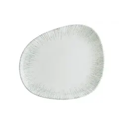 Тарелка d=240 мм. Ирис Серый, форма Ваго Bonna /1/12/756 