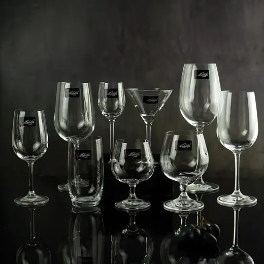 Рюмка коктейльная 135 мл Мартини хр. стекло Bistro "Edelita" d 9,5 см h15 см P.L. - BarWare [6]