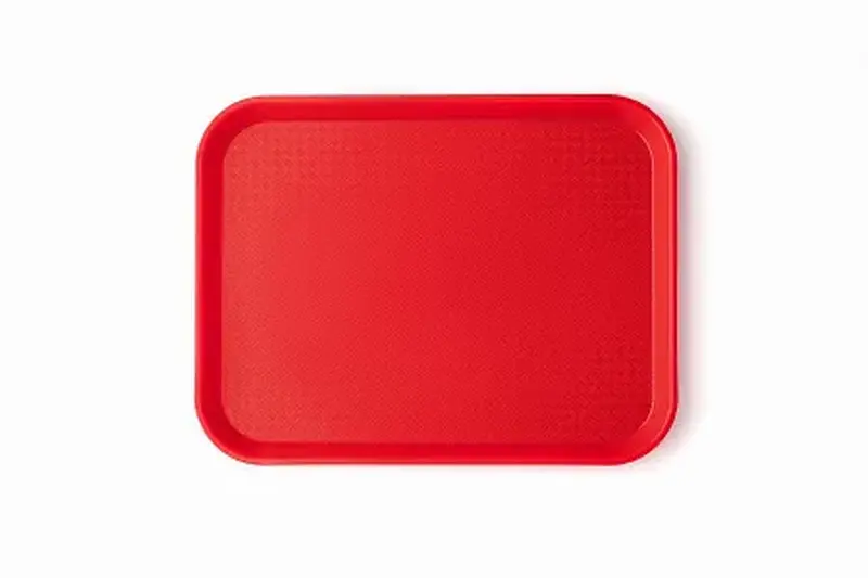 Поднос 34,5*26,5 см. красный поверхность классик (163) MGprof /1/10/