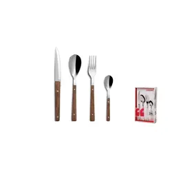 Набор из 24 предметов (4 артикула по 6 штук), Rosewood Q18 18/10