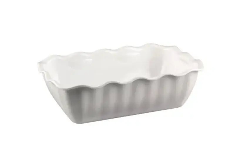 Салатник 330*265 мм. 4000 мл. h=80 мм. с волнистыми краями белый /1/14/