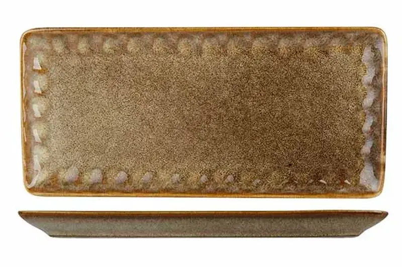 Тарелка прямоугольная 23x11 см, ARAKI HAZEL