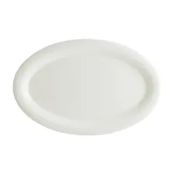 Блюдо овальное 220*140 мм. Белый Хало широкая полоска Bonna /1/12/936/ 