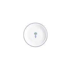 Тарелка мелкая Porland Vaso Piccolo DS13 18 см, кант синий