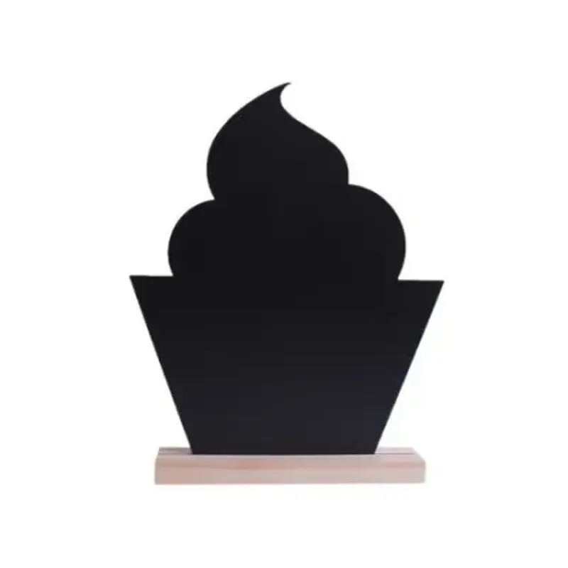 Табличка 257*313*40 мм. меловая Капкейк тейбл тент на дерев. подставке /1/