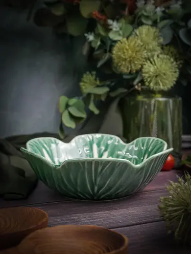 Салатник d 22,5 см h 7 см, Cabbage