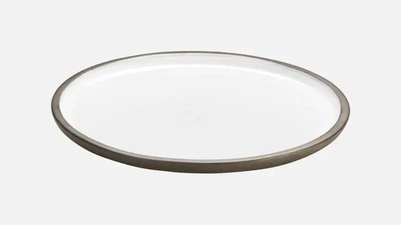 Тарелка мелкая d 22 см, h 1,2 см, цвет белый, ReNew