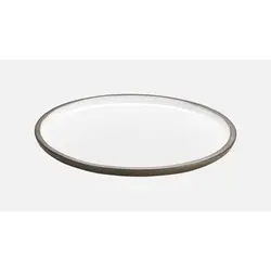 Тарелка мелкая d 22 см, h 1,2 см, цвет белый, ReNew