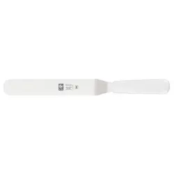Лопатка 24,5 см. изогнутая раб. часть 11*2,5 см. нерж. узкая белая Icel /1/6/