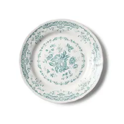 Тарелка мелкаяØ 26 см, цвет декора бирюзовый