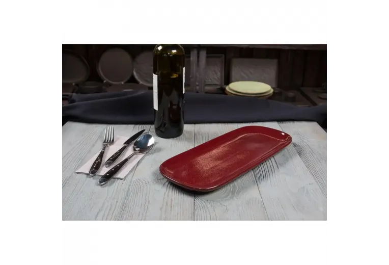 Блюдо овальное 36*14*2 см Evolution Dark Red P.L. Proff Cuisine [1]