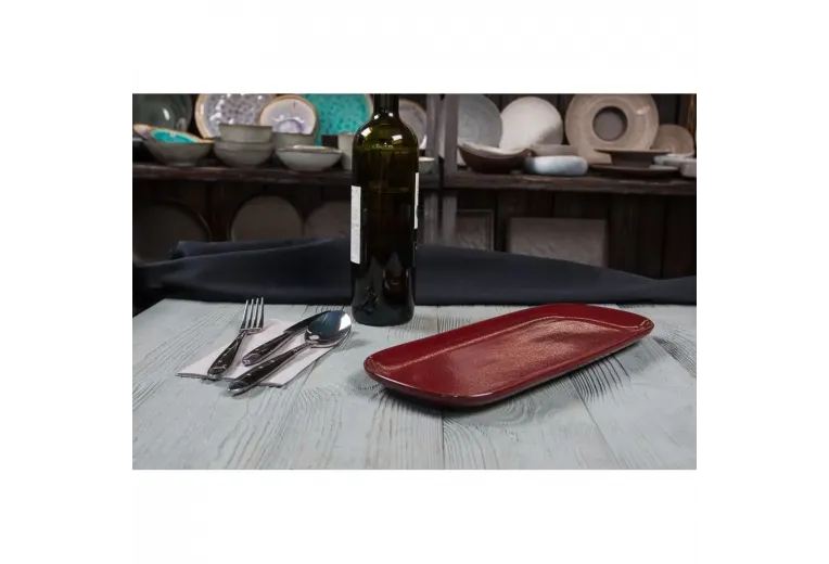 Блюдо овальное 36*14*2 см Evolution Dark Red P.L. Proff Cuisine [1]