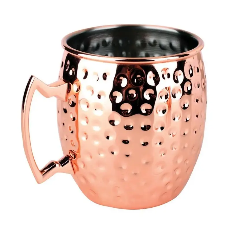 Кружка для коктейля 500 мл, нерж. медный цвет P.L. - Kingtex