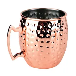 Кружка для коктейля 500 мл, нерж. медный цвет P.L. - Kingtex