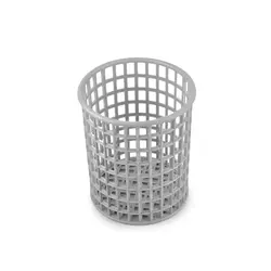 Емкость для столовых приборов (стакан) d=110 мм. h=127 мм. перфор. серый п/п Tribeса /1/40/