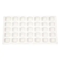 Форма силиконовая "Микро квадратный камень" 35 ячеек 25*25*12 мм, P.L. Proff Cuisine