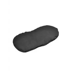 Блюдо для подачи 35*17 см. h=0,7 см. черное, сланец MGprof /1/17/