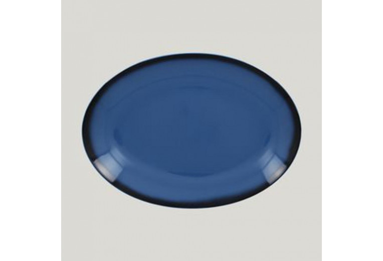 Блюдо овальное RAK Porcelain LEA Blue (синий цвет) 26 см