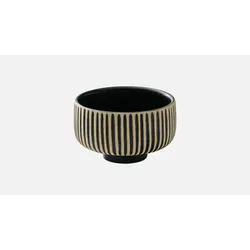 Соусник (с рельефом) 120 мл, d 8 см, h 5 см, цвет черно-белый, Nara