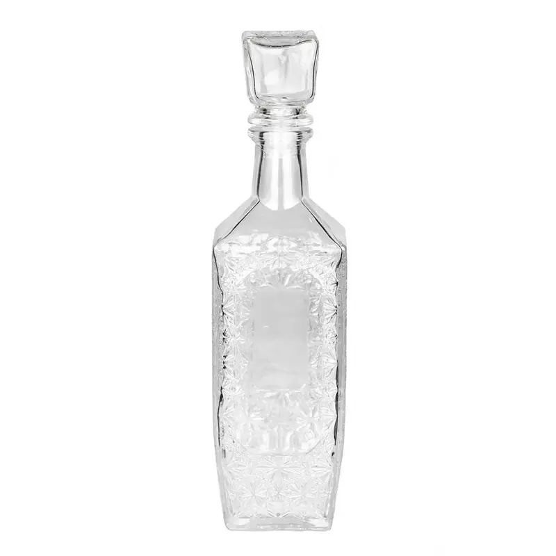 Графин 0,5 л штоф с крышкой "Барский" стекло Россия [6]