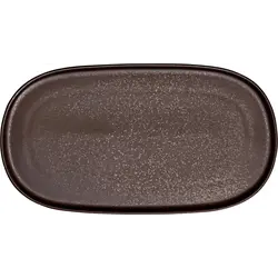 Блюдо овальное без рима 34x19 см, NIVO MOKKA, World of Colours