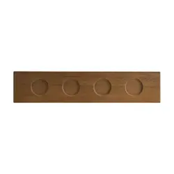 Доска для подачи прямоуг. 400*85*30 мм. бук (емкости см.описание) Bonna /1/4/432/ 