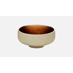 Соусник (с рельефом) 120 мл, d 8 см, h 5 см, цвет коричневый, Nara