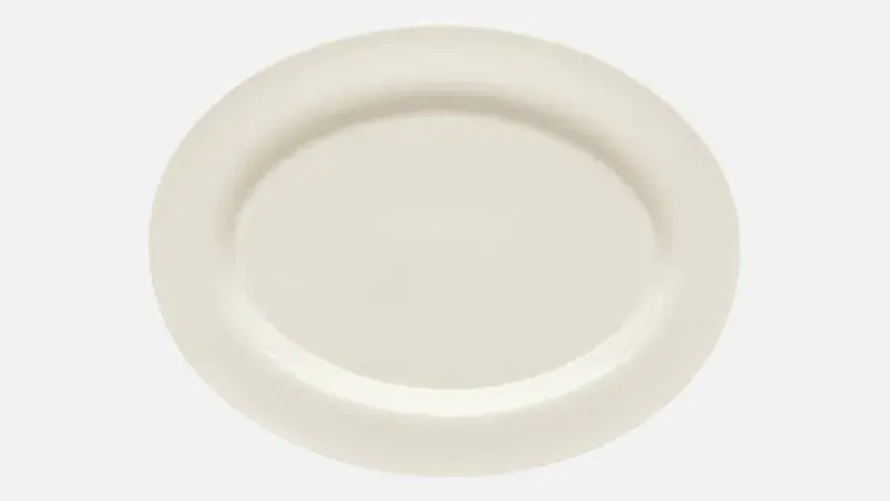 Блюдо овальное с римом 38,3x29,6 см, h 2,8 см, Generation