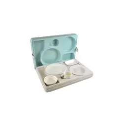 Термоподнос 542*390*120 мм. на 5 предметов с крышкой с зажимом (-40°C до +110°C) п/п Tribeca /1/3/