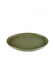 Тарелка мелкая D21см, H1,5см, цвет CAMOGREEN