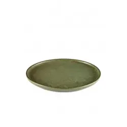 Тарелка мелкая D21см, H1,5см, цвет CAMOGREEN