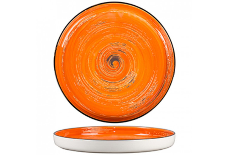 Тарелка с бортом d 28 см h3,1 см Texture Orange Circular P.L. Proff Cuisine [3]