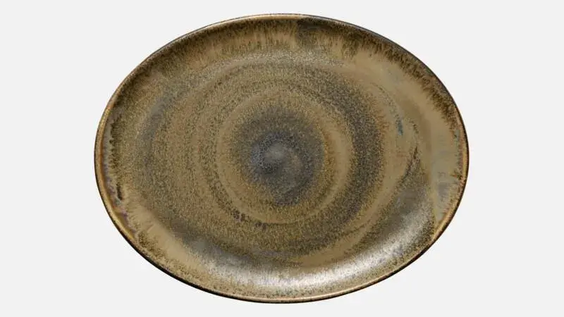 Блюдо овальное 30,8x23,9 см, h 2,8 см, цвет cumin, Perfect Match